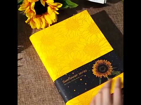 25041 A5 Thickened Notebook Soft Face Diary(Rise Sun) - YouTube Video