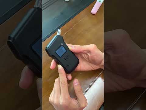 Digital Display Blow-type High-precision Alcohol Tester(806) - YouTube Video