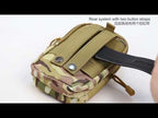 HAWEEL Hiking Belt Waist Bag Outdoor Sport Motorcycle Bag 7.0 inch Phone Pouch (Army Green) - YouTube Video