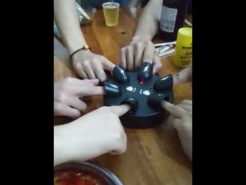 Tricky Miniature Electric Shock Detector Reaction Game Desktop Decompression Creative Toy - YouTube Video