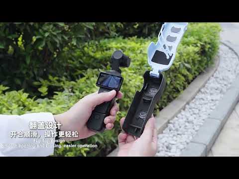 For DJI Osmo Pocket 3 BRDRC Screen Cover Shockproof Protective Case(Black) - YouTube Video