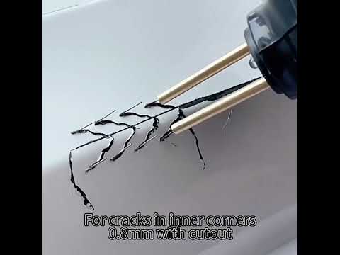 Hot Stapler Plastic Welding Machine Car Bumper Repair Kit Plier, UK Plug - YouTube Video