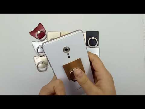 Ring Buckle Multifunction Cell Phone Holder(Rose Gold) - YouTube Video