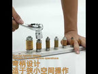 TUOSEN Quick-release Socket Wrench Curved Handle Ratchet Spanner, Size:S - YouTube Video