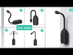 QJ700 1080P HD WiFi Panoramic 360-degree Snake Tube Camera, Support Motion Detection(Black) - YouTube Video