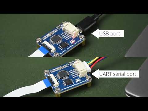Waveshare UART Rectangle-shaped All-in-One Capacitive Fingerprint Sensor (E), Cortex Processor - YouTube Video