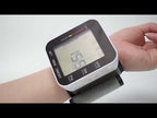 RZ204 Automatic Digital Wrist Cuff Blood Pressure Monitor Heart Beat LCD Digital Wrist Watch - YouTube Video