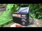 MD-979S Portable Solar Powered Bluetooth Speaker Multi-Function Outdoor Antenna Radio(Black) - YouTube Video