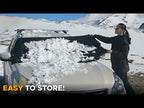Automobile Silver Coated Cloth Sunshade Snow Shield, Style: Front Rubber Band - YouTube Video