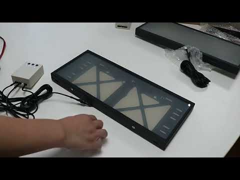 Taiwan/South America Standard Fog Version License Plate Frame - YouTube Video