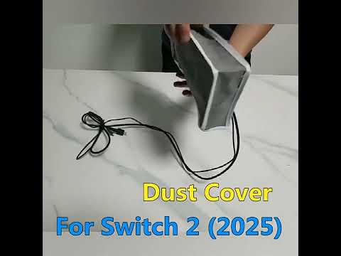 For Nintendo Switch 2 Game Consol Dust Cover(Transparent TPU) - YouTube Video