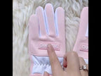 Winter Ski Velvet Warm Gloves Touch Screen Outdoor Riding Waterproof Windproof Gloves, Size: Average(Pink) - YouTube Video