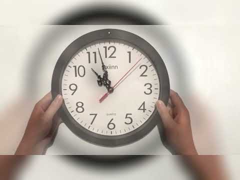 Silent Quartz Wall Clock Movement Electronic Clock Replacement Mechanism - YouTube Video