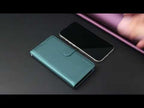 For iPhone 18 BETOPNICE Pearlescent RFID Vegan Leather Phone Case with Strap(Black) - YouTube Video