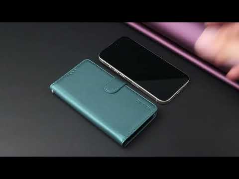 For iPhone 18 BETOPNICE Pearlescent RFID Vegan Leather Phone Case with Strap(Black) - YouTube Video