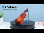 PULUZ 30cm Adjusting Speed Rotating Turntable Display Stand, Load 10-15kg, EU Plug (Black) - YouTube Video