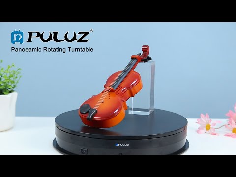 PULUZ 30cm Adjusting Speed Rotating Turntable Display Stand, Load 10-15kg, EU Plug (Black) - YouTube Video