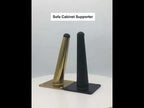 LH-ZT-0001 Cone Round Tube Furniture Support Legs, Style: Oblique Cone Height 45cm(Matte Black) - YouTube Video