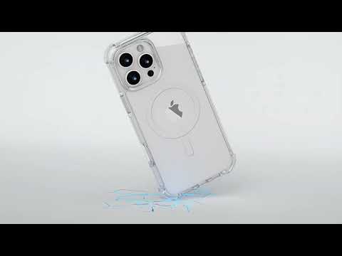 For iPhone 18 Pro / 17 Pro Acrylic Magsafe Magnetic Shockproof Phone Case(Transparent) - YouTube Video