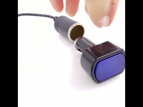 DC 12V / 24V LED Display Mini Auto Electric Voltmeter - YouTube Video