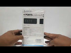ORICO W5P-U2-100 USB 2.0 Desktop HUB with 100cm Micro USB Cable Power Supply(Black) - YouTube Video