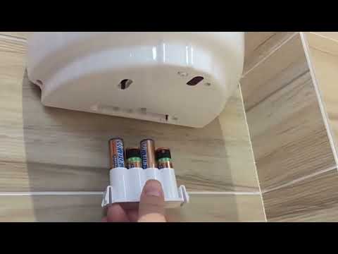 500ml Wall-mounted Plastic Automatic Induction Foam Soap Dispenser - YouTube Video