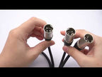 XLR Female to 3 XLR Male 3-Way Splitter Audio Cable, Length: 60cm - YouTube Video