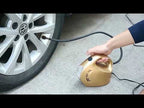 DC 12V 100W Four In One Portable  Car Tire Pump Inflatable Pump(Silver) - YouTube Video