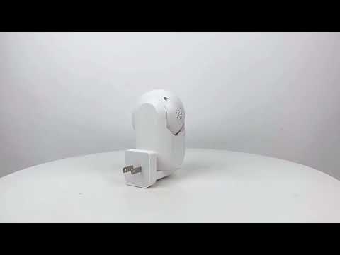 Home Socket Type WiFi Surveillance Camera Support Night Vision & Two-way Intercom, US Plug(White) - YouTube Video