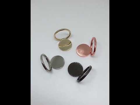 Full Metal Bracket 360 Degree Rotating Magnetic Phone Ring Buckle(Gold) - YouTube Video