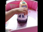 Children Waterproof Dining Table Toy Organizer Baby Safety Tray Tourist Painting Holder with Touch Screen Transparent Bag (School Bus) - YouTube Video