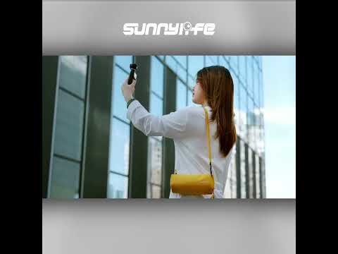 For DJI OSMO Pocket 4 / 3 Sunnylife Multi-Use Electronics Organizer Pouch Series Handbag Storage Shoulder Bag Upgraded Pouch(Black) - YouTube Video