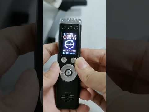 Q88A 1.14-inch Screen Multi-function HD Smart Voice Recorder Support AIREC-APP, Memory:8GB(Black) - YouTube Video