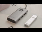 ORICO PW11-6P Type-C / USB-C 6-in-1 5Gbps Multifunction Docking Station (Silver) - YouTube Video