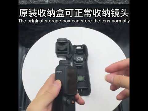 For DJI Osmo Pocket 3  Magnetic Wide-Angle Lens Extend FOV To 112 Degree - YouTube Video