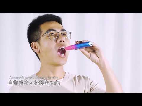 FY-B700 Visual Ultrasonic Scaler Tartar Calculus Tooth Stain Remover Dental Beauty Instrument(Blue Gradient) - YouTube Video