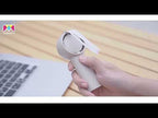 Mini Turbo Handheld Electrical Fan Portable USB Rechargeable Small Fan(Light Brown) - YouTube Video
