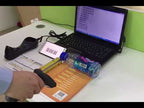 NETUM H3 Wireless Barcode Scanner Red Light Supermarket Cashier Scanner With Charger, Specification: One-dimensional  - YouTube Video
