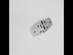 316 Stainless Steel Six-Hole Hinge, Specification: 38x76x4mm - YouTube Video
