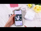 X6 200DPI Student Homework Printer Bluetooth Inkless Pocket Printer Pink Printer Paper x1 - YouTube Video