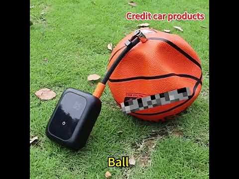Multifunctional Portable Car Electric Wireless Tire Inflator Pump(Mechanical Button) - YouTube Video