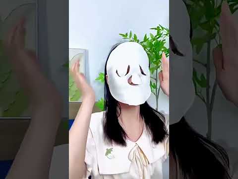 Hot and Cold Compress Facial Towel Face Mask,Style: Single Hole Without Straps - YouTube Video