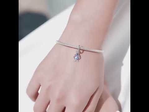 S925 Sterling Silver Fantasy Fish Pendant DIY Bracelet Necklace Accessories - YouTube Video
