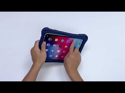 For iPad Air 11 2026 / 2025 / 2024 Hi Baby EVA Full Body Tablet Case with Strap(Light Purple) - YouTube Video