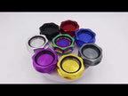 Car Modified Aluminum Alloy Oil Cap For Honda Fit/Civic(Black) - YouTube Video