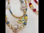 Horse Pendant Crystal Beaded Chain Anti-lost Mobile Phone Short Wrist Strap(Red) - YouTube Video