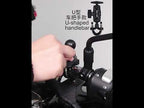 Motorcycle Multi-Function Mobile Phone Holder Adjustable Universal Locomotive Riding Anti-Shake Fixed Equipment(Elf Deer U Type) - YouTube Video