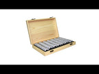 100 Commemorative Coin Protection Boxes Coin Collection Coin Storage Box(Wood) - YouTube Video