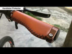 1pair Bicycle Non-Slip Leather Handlebar Grips Mountain Bike Vintage Handlebar Protector(Black) - YouTube Video