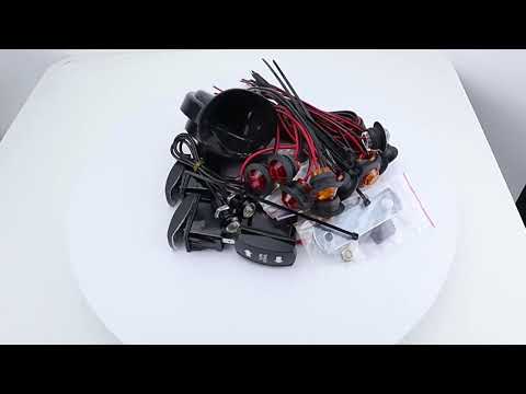 ATV UTV Turn Signal Fault Light Horn Wiring Harness Kit - YouTube Video
